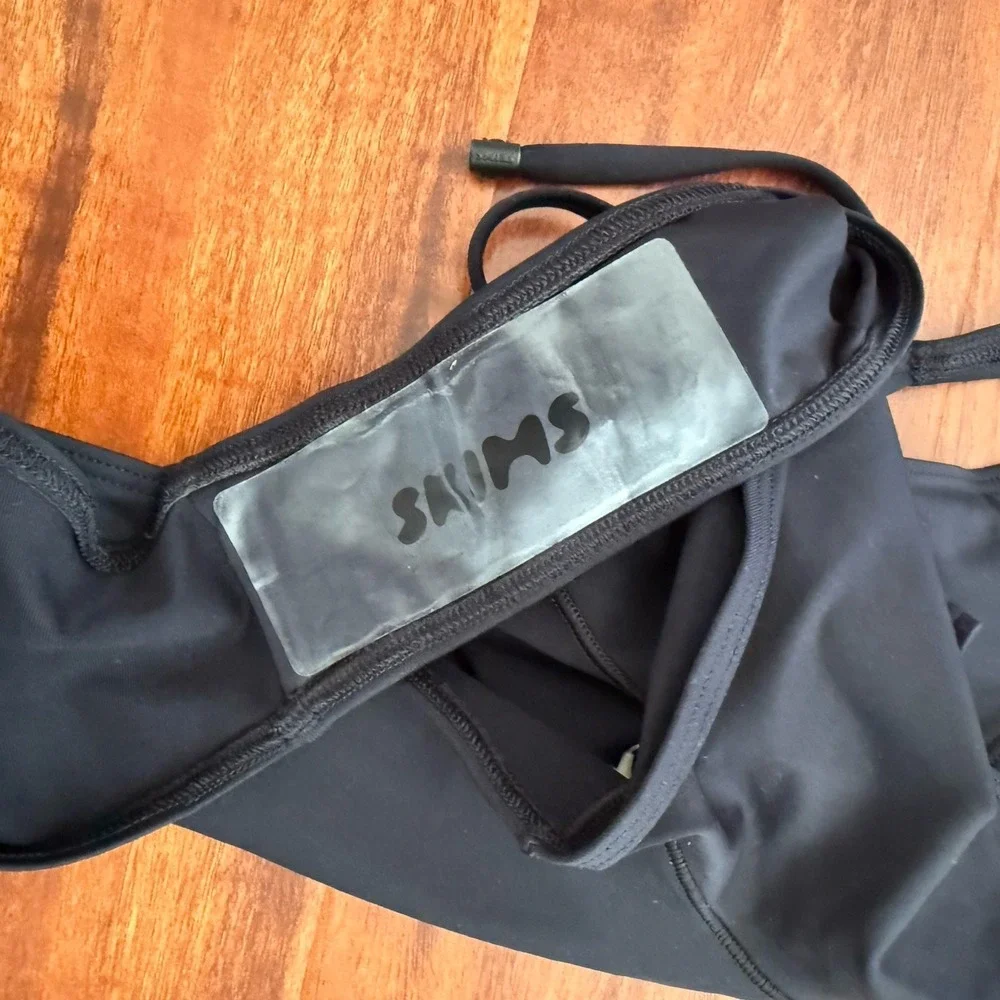 SKIMS CLASSIC SWIM DEEP PLUNGE ONE PIECE Obsidian Black Size XXS NWT $128